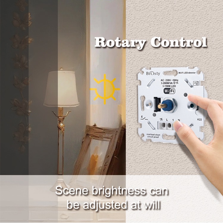 WiFi EU Smart Rotary Dimmer